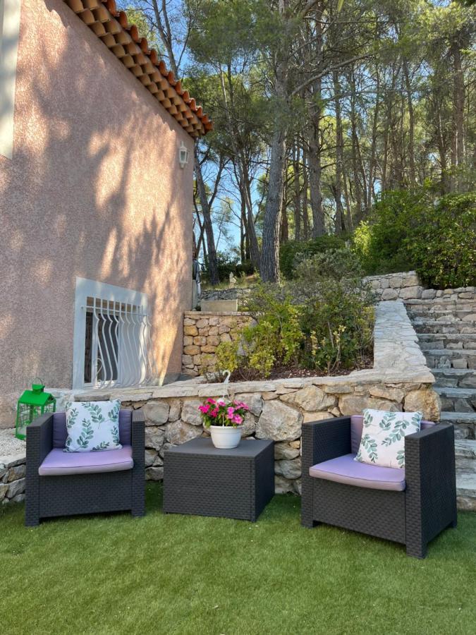 T2 Avec Jardin Et Piscine Privee Apartment Velaux Luaran gambar